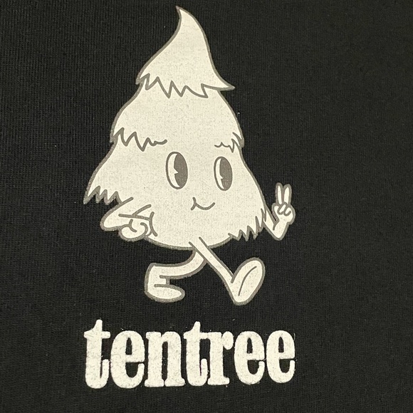AWESOME & CUTE TENTREE 10 tree ORGANIC COTTON T-SHIRT WITH TREE GUY MASCOT MINT! - Picture 4 of 14